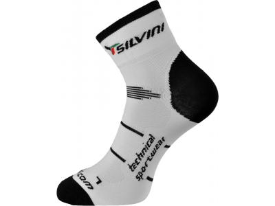 Silvini Orato 445 ponožky, biela farba