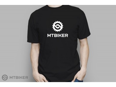 MTBIKER Logo fekete póló