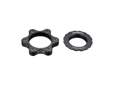 Shimano brake mounting adapter. disc, from Center Lock to 6-hole