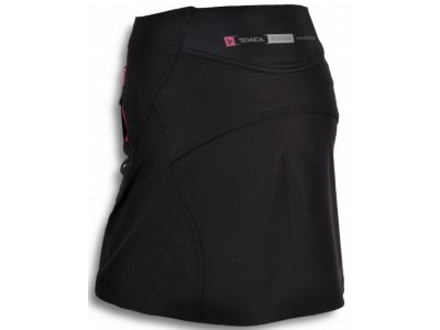 Damska spódnica rowerowa SILVINI Invio z wkładką rowerową w kolorze black/pinkm