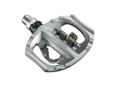 Shimano pedals A530, ROAD, SPD, single sided, silver