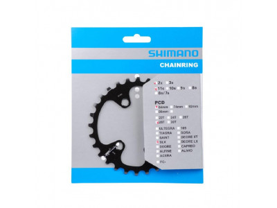 Shimano chainring 28z. M7000 SLX 38 / 28z. 64 mm