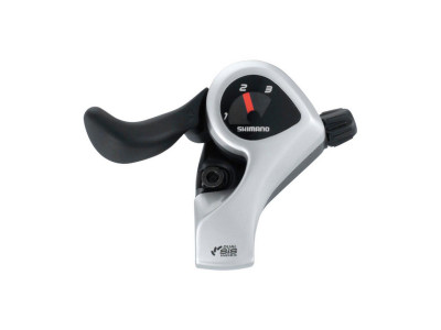 Shimano Tourney TX50 left shift lever, 3-speed, silver