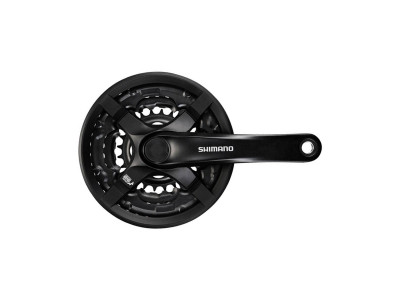 Shimano center TY501 170 mm 48/38 / 28z. 6/7/8-k. black with square cover