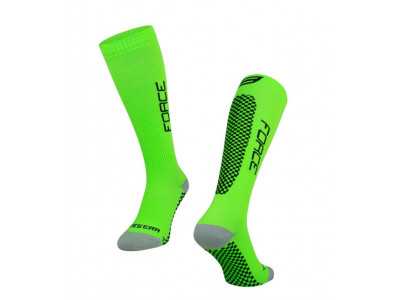 FORCE Tessera compression knee socks green
