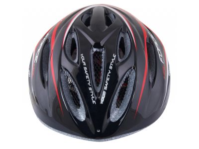 FORCE Hal helmet, black/red