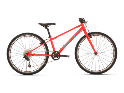 Superior FLY 26" 2018 Matte Neon Red / Petrol Blue / Red detský bicykel