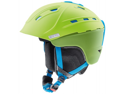 uvex P2US Green/Liteblue mat ski helmet uni