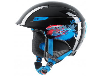 uvex U-Kid Black/Blue children&#39;s ski helmet