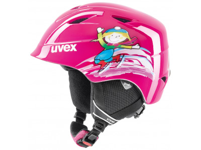 Dziecięcy kask narciarski uvex Airwing 2 Różowy
