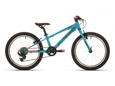 Bicicleta pentru copii Superior Racer XC 20 2018 Gloss Petrol Blue/Black/Neon Red