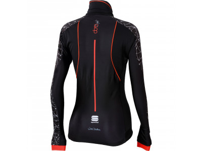 Sportful Doro Windstopper jacket women&#39;s black / fluo coral