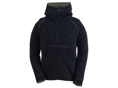 2117 of Sweden GULLSPANG women&#39;s hooded sweatshirt made of blue wool