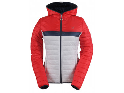 2117 of Sweden SVANSELE ECO enyhén szigetelt női kabát piros/fehér/kék