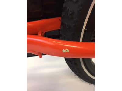 Amulet Mini 16" Lite 2016 oranžový detský bicykel, OŠKRETÝ
