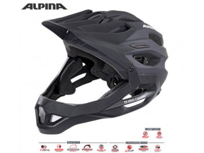Alpina enduro helmet King Carapax black