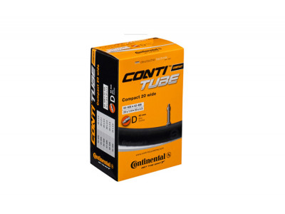 Continental Compact 20 Wide 20x1.9 - 2.5&amp;quot; duše, dunlop 40 mm