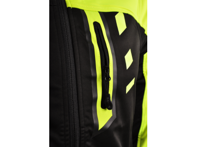 Męska kurtka softshell SILVINI Casino, neonowo-czarna