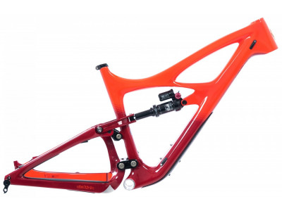 Ibis Mojo HD4 frame with Fox Float X2 Fireball Red silencer