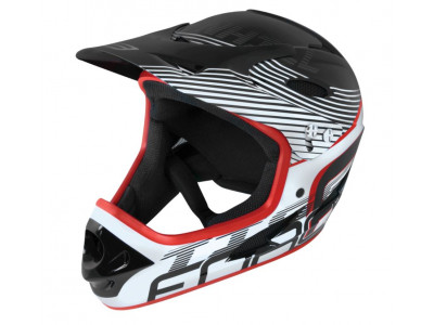 Force Tiger downhill helmet black and white