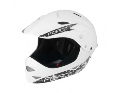 Force Downhill Junior helmet white