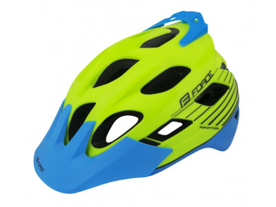 FORCE Raptor MTB helmet fluo/blue