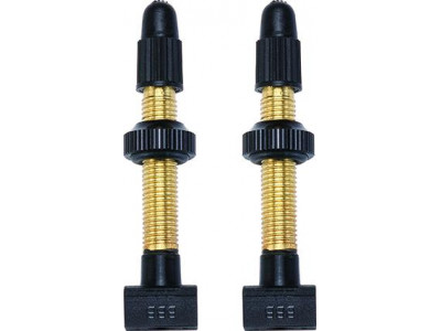 BBB BTI-159 set of valves for tubeless, gold