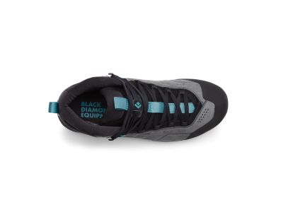 Black Diamond MISSION LEATHER MID WP women&#39;s shoes, Steel Grey/Costal Blue