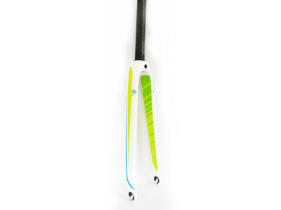 Ghost fork CGF-08 full carbon white / blue / green