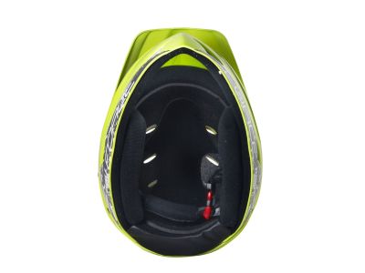 FORCE Downhill junior helmet, fluo shiny