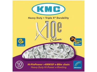 KMC e10, łańcuch 10 rzędów do rowerów elektrycznych, 122 ogniw