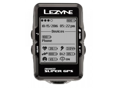 Licznik rowerowy Lezyne Super GPS