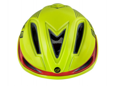 FORCE Rex helmet fluo/red