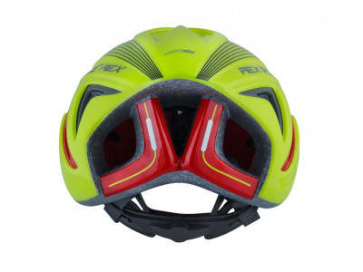 FORCE Rex helmet fluo/red