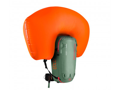 ORTOVOX Ascent 28 S Avabag Kit avalanche backpack, 28 l, green isar