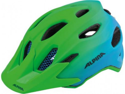 Alpina helmet Carapax JR. Flash green-blue