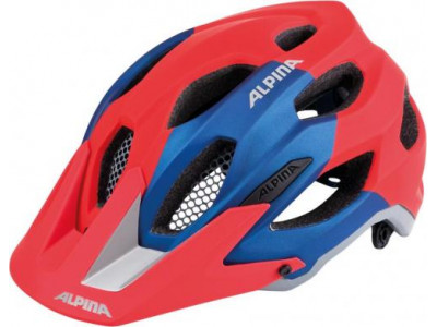 Kask rowerowy ALPINA Carapax czerwono-niebieski