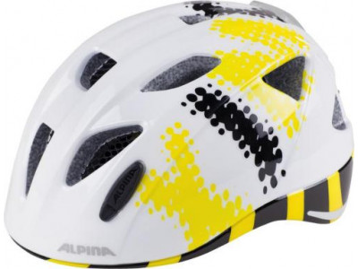 Alpina Helm Ximo Flash weiß-schwarz-gelb