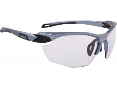 Alpina TWIST FIVE HR VL+ glasses, gray/lenses: Varioflex, black, fogstop S1-3