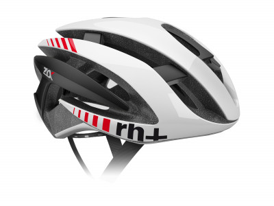 rh+ Helm Z Alpha, weiß glänzend/schwarz matt