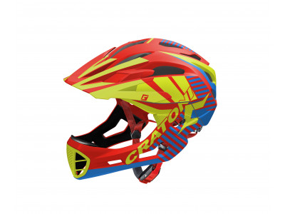 CRATONI C-Maniac Helm LE LIMITED EDITION Red-Lime-Blue Matt, Modell 2018