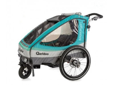 Qeridoo Sportrex1 Fahrradanhänger für Kinder - 2018