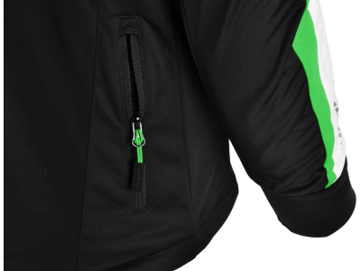 Jachetă softshell pentru bărbați SILVINI Mutta, negru/verde
