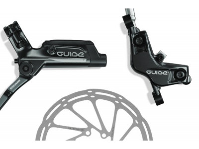 SRAM Guide T hydr. rear brake, 4-piston, Direct Mount, hose 1800 mm, organic pads