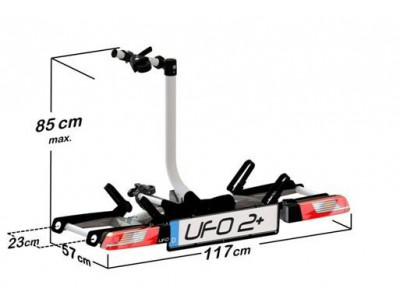 i-Racks UFO 2 bicycle rack for towing equipment
