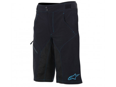 Alpinestars Outrider WR Basisshorts Schwarz/Cyan