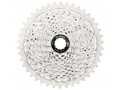 SunRace MX8 Silver/Black cassette 11sp. 11-40z. COMPOSED FROM A NEW BIKE