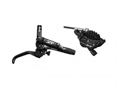 Hydrauliczny hamulec Shimano Tylny, czarny wąż XT M8000/8020 do montażu na słupku 1700 mm + okładziny H01A