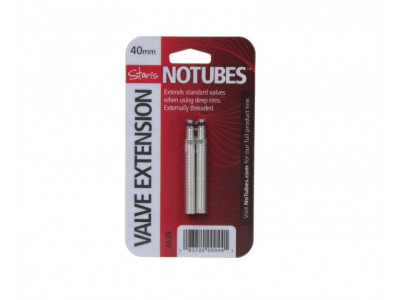 No Tubes Universal Tubeless valve extensions 40mm - pair