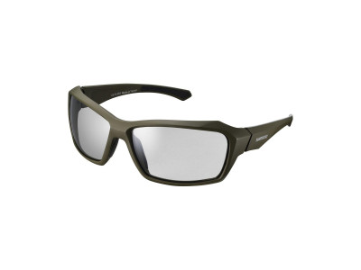 Shimano glasses PULSAR matte olive photochromic gray